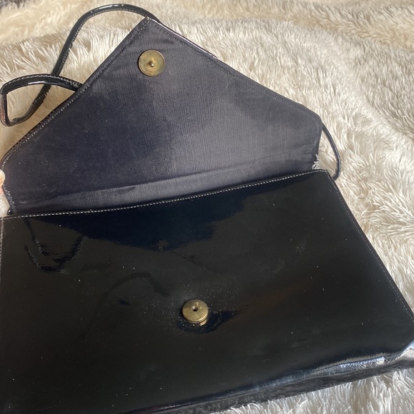 Vintage Black Envelope Purse - Picture 6 of 6